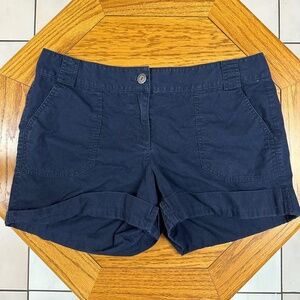 *ANN TAYLOR* Dk. Blue Signature Shorts w/ Pockets Size 12